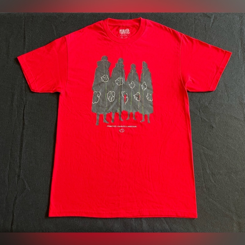 Primitive Naruto Akatsuki Red T-Shirt Men’s Large Anime Streetwear
